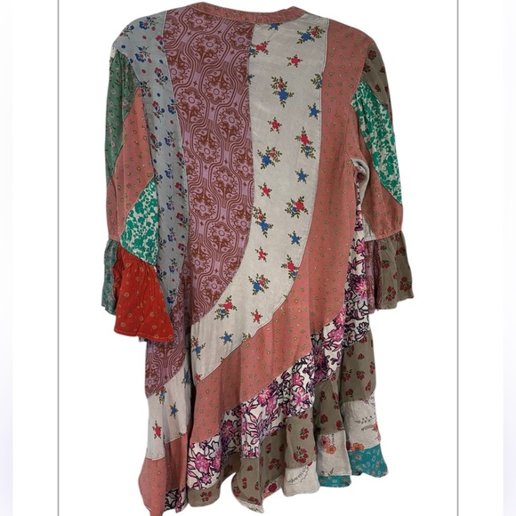 Young Threads Patchwork Babydoll Dress/Tunic NWT - Picture 3 of 4